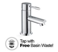 Nes Home Fiona Basin Mono Mixer Tap & Waste Chrome