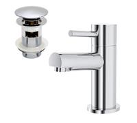 Fiona Cloakroom Basin Mono Mixer Tap & Waste Chrome