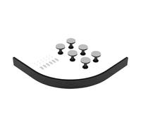 Nes Home Grey Shower Tray Panel & 6pcs Bath Legs For 700-900 Quadrant Tray