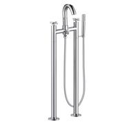 Nes Home Indigo Freestanding Chrome Bath Mixer Filler Shower Tap