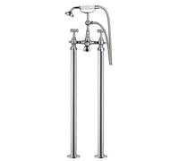 Nes Home Kano Traditional Freestanding Bath Filler And Shower Mixer With Handheld