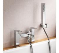 Nes Home Kevon Basin Mono And Bath Shower Filler With Hand Held Tap Set Chrome