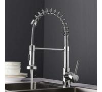 Nes Home Kitchen Mixer Sink Tap Chrome in Metallic Silver Nes Home Metallic Silver