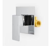 Nes Home Lavvy Wall Mounted Square Concealed Valve 1/2" Hot & Cold Mixer