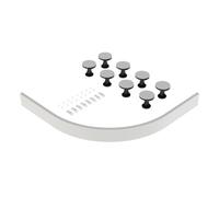 Nes Home Leg Set & Plinth For 1000 To 1200mm White Quadrant & Offset Trays