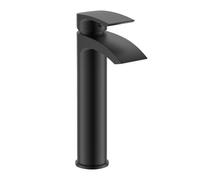 Nes Home Libra Modern Black Matte Tall Basin Mixer Tap