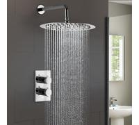 Nes Home Lily 2 Dial 1 Way Round Set - Slim Shower Head