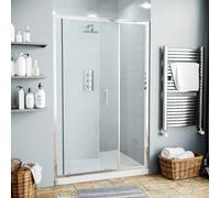 Nes Home Magna 1500mm Aluminium Shower Sliding Door Tempered Glass