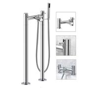 Nes Home Marc Freestanding Bath Shower Mixer Tap