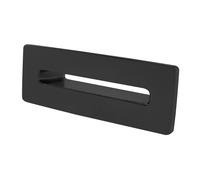 Nes Home Matt Black Rectangle Basin Overflow Stopper Nes Home Black