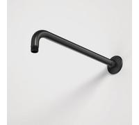 Nes Home Matte Black Round 300 mm Wall Mounted Shower Head Arm Fixed For Rain Shower Head