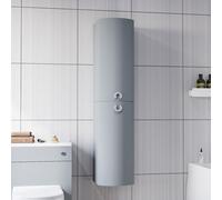 Nes Home Matte Grey 1400mm Bathroom Wall Hung Cabinet Storage Tallboy Unit