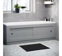 Nes Home Matte Grey PVC 1800mm 2 Sliding Doors Bath Front Panel