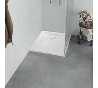 Nes Home Matte White 700 X 700mm Rectangular Polymarble Shower Tray