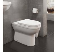 Nes Home Melbourne Back To Wall Pan And Wc Toilet Seat & Concealed Cistern Unit