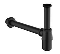 Nes Home Modern Basin Sink Bottle Trap Waste Bathroom Basin Sink Pipe Matte Black Nes Home Black