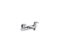 Nes Home Modern Bath Filler Faucet Tap Two Lever MixerChrome