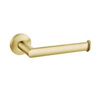Nes Home Modern Bathroom Accessories Brushed Brass Toilet Roll Holder