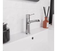 Nes Home Modern Deck Mounted Polished Chrome Bathroom Basin Mono Mixer Tap