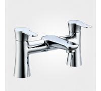 Nes Home Modern Design Deck Mounted Perth Bridge Bath Filler Tap Chrome