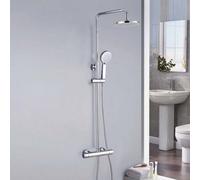 Modern Exposed Cool Touch Thermostatic Shower With Shower Head & Handheld