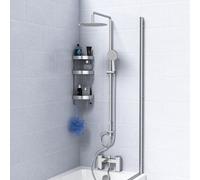 Nes Home Modern Exposed Shower Mixer Handset & Bath Shower Mixer