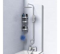 Nes Home Modern Exposed Shower Mixer Handset & Bath shower Mixer