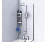 Nes Home Modern Exposed Shower Mixer Handset & Bath Shower Mixer