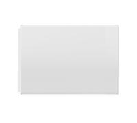 Nes Home Modern High Gloss 695mm White End Bath Panel ABS Bathroom