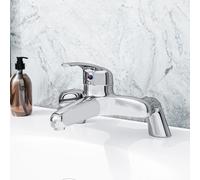 Nes Home Modern Studio Deck Mounted Chrome Bath Filler Tap