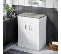 Nes Home Nanuya 600mm Floorstanding Vanity Unit Oak Flat Pack