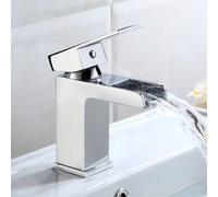 Nes Home Origin Waterfall Cloakroom Basin Mono Mixer & Waste Chrome