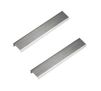 Nes Home Brushed Silver Handles for Vanity With Fixing (Pair)