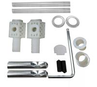 Nes Home Pair Of Zink Plated Fixing Bolts Kits For Wall Hung Toilet