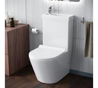 Nes Home Pilton 2 In 1 Close Coupled Pan, Cistern And Round Pp Toilet Seat