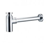 Nes Home Premium Basin Sink Bottle Trap Waste in Silver Nes Home Silver