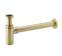 Nes Home Premium Basin Sink Brushed Brass Bottle Trap