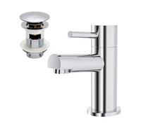 Nes Home Remy Basin Mono Mixer Tap & Basin Waste Chrome