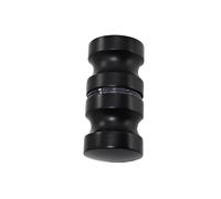 Nes Home Round Black Aluminum Shower Door Knob Handle Nes Home Black