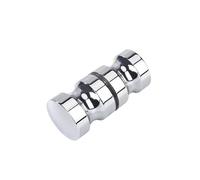 Nes Home Round Chrome Aluminium Shower Door Knob Handle
