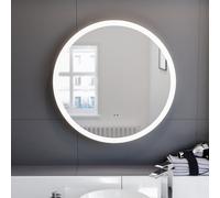 Nes Home Round Motion Sensor Bathroom Led Mirror Demister Anti-Fog 600mm