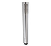 Nes Home Round Pencil Shower Handset Universal Bathroom Single Mode Handheld in Metallic Silver Nes Home Metallic Silver