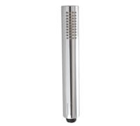 Nes Home Round Pencil Shower Handset Universal Bathroom Single Mode Handheld in Metallic Silver Nes Home Metallic Silver