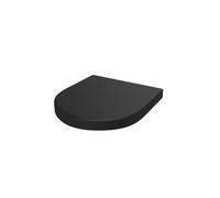 Nes Home Round Slim Soft Close Toilet Seat and Seat Cover Matte Black