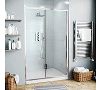 Nes Home Saturn 1200 mm Glass Sliding Door Panel for Shower Enclosures