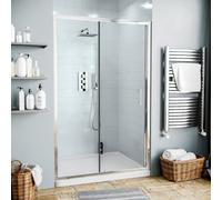 Nes Home Saturn 1200 mm Glass Sliding Door Panel for Shower Enclosures