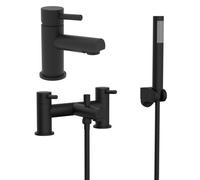 Nes Home Shower Mixer Tap, Handheld Shower Kit & Basin Single Lever Mixer Tap