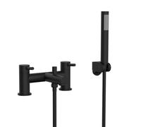 Nes Home Shower Mixer Tap With Handheld Shower Kit Matt Black