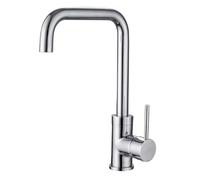 Nes Home Single Lever Kitchen Mixer Sink Monobloc Tap Chrome Round Swivel