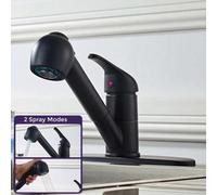 Belingdon Single Lever Kitchen Pull-Out Mixer Tap Matte Black